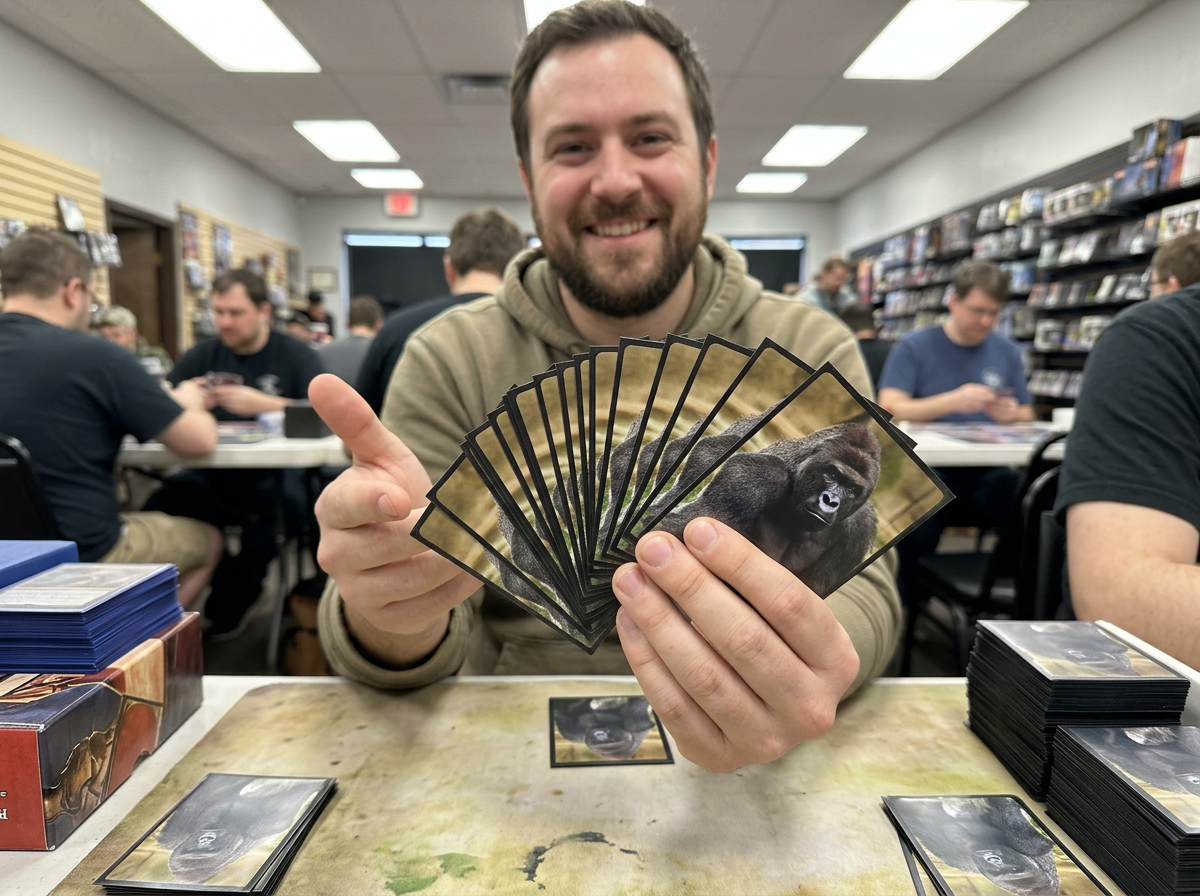 Maine Moose Gaming custom TCG playmats, sleeves, deck boxes and slab cards